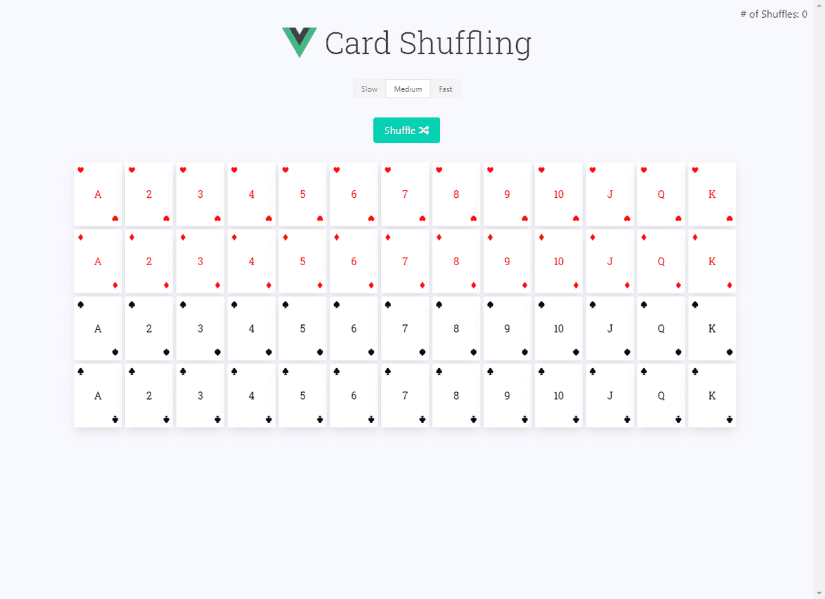 card shuffle